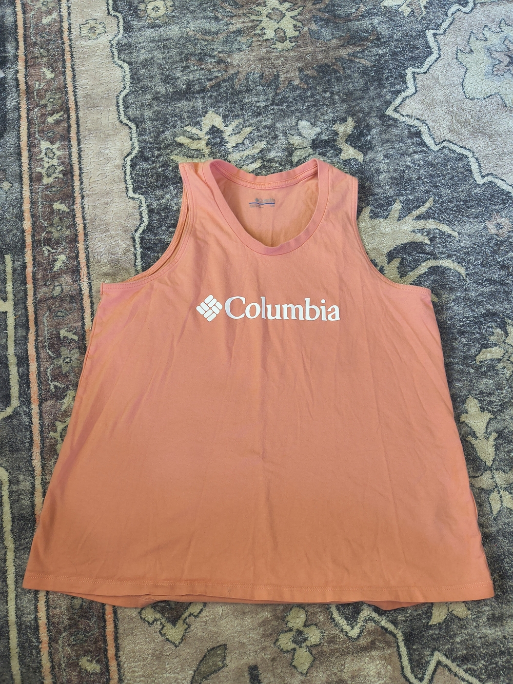 Columbia Women's Peach/Coral Logo Tank